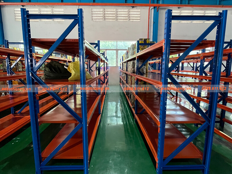 Kệ trung tải 4 tầng ráp nối tiếp