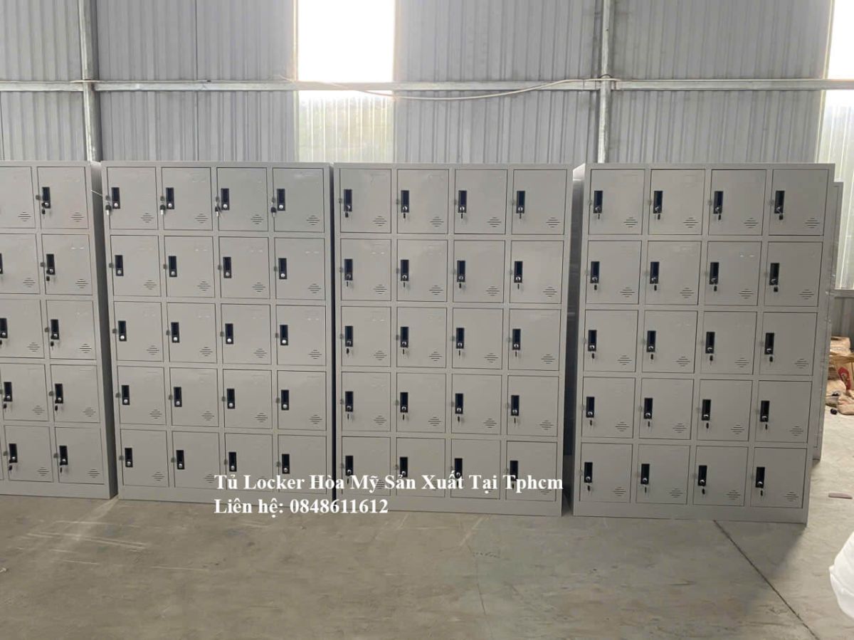 Hình ảnh thực tế tủ locker 20 ngăn 20c4k