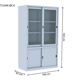 Tủ Sắt Đựng Tài Liệu TU09K3BCK Cánh Lùa